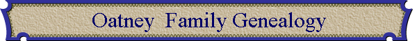 Oatney Family Genealogy